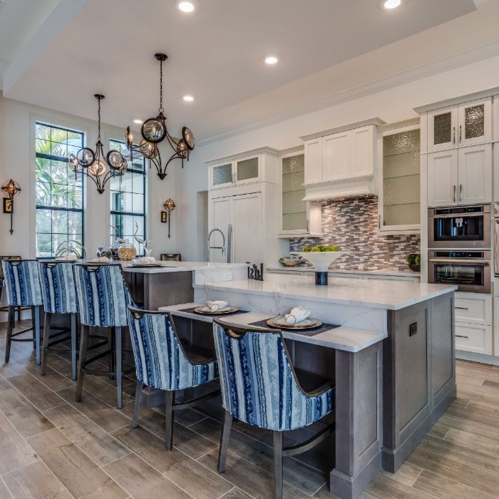 Waterproof Flooring in a traditional kitchen
