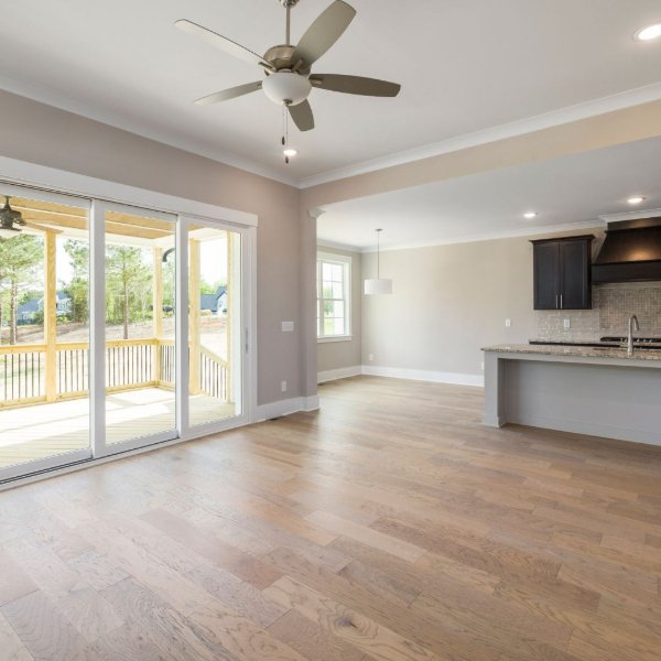 Laminate Flooring in a open concept home