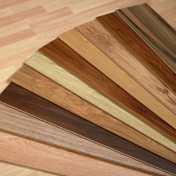 Hardwood flooring swatches