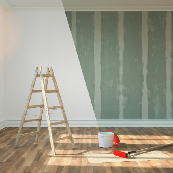 Home Renovation before and after view